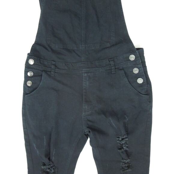VULCANN Pants XL Mens Black Denim Overall Distressed - Picture 6 of 10